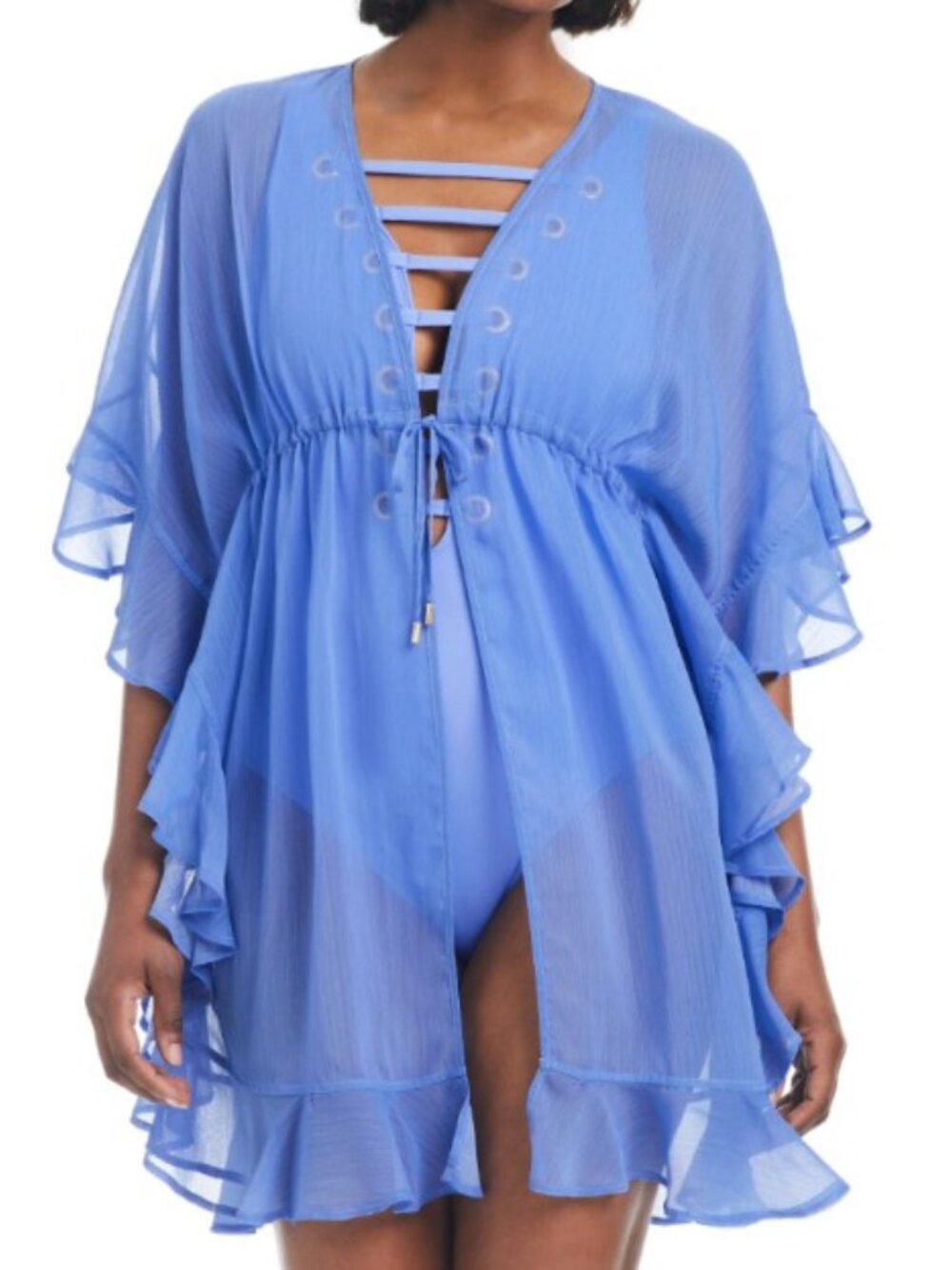 The Bleu Rod Beattie Women's Premium Gypset Caftan Cover Up - Size S
